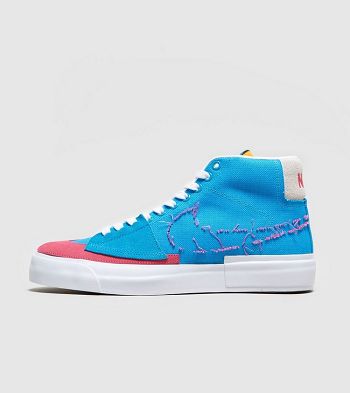 Botasky Nike SB Blazer Mid Edge Blazer Mid Edge - Damske Topanky Modre | TKX-845176